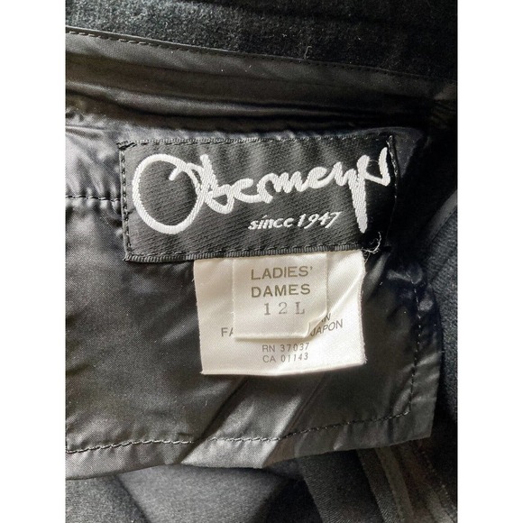 Vintage Obermeyer 80s Ski Pants Womens 12 L Black Stirrup Winter Sport Snowboard - Picture 7 of 13